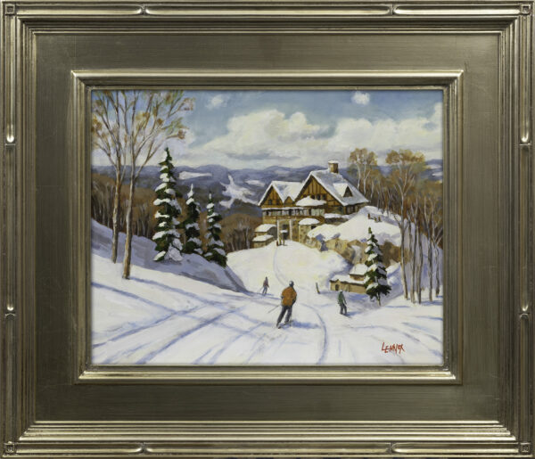 Skiers Bliss Framed